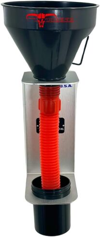 Pit Posse PP3364 Aluminum Oil Funnel Holder Storage Rack - Enclosed Trailer Garage Shop -Made in USA- Wall Mount Fluid Drain Funnel Caddy Hanger Automotive Organizer Removable Spill Free Universal Fit in Saudi Arabia