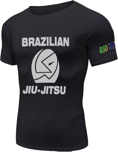Jorge Pereira BJJ Premium Durable Rash Guard, for GI & NO-GI, for Men & Women, Brazilian Jiu Jitsu Rashguard in Saudi Arabia