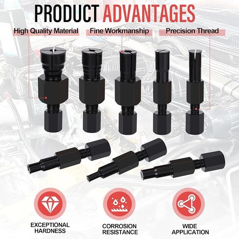 Motorcycle Blind Inner Bearing Puller Tool Kit, 8-32mm Collets Internal Bearing Removal Tool with Slide Hammer, 9 pcs Inner Bearing Extractor Kit in Kuwait