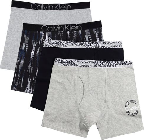 Calvin Klein Boys' Underwear 4 Pack Boxer Brief Value Pack in Saudi Arabia