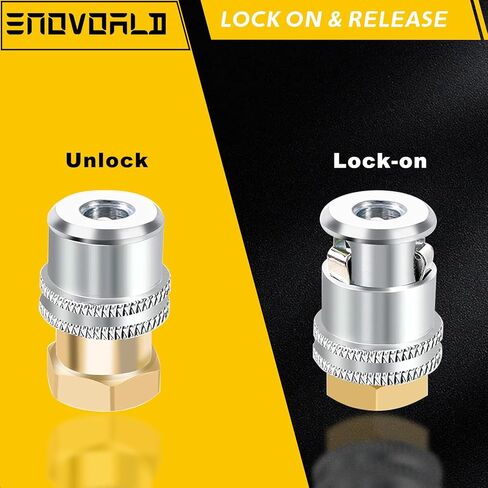 قفل على ظرف الهواء، ظرف منفاخ الإطارات 1/4FNPT مع قابس قياسي سريع للذكور، ظرف إطار نحاسي مغلق التدفق لمقياس نفخ الإطارات وضاغط الهواء in Kuwait