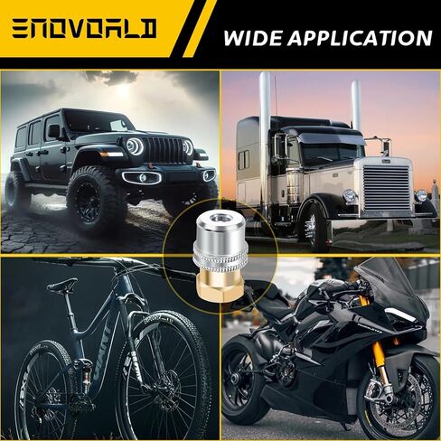 قفل على ظرف الهواء، ظرف منفاخ الإطارات 1/4FNPT مع قابس قياسي سريع للذكور، ظرف إطار نحاسي مغلق التدفق لمقياس نفخ الإطارات وضاغط الهواء in Kuwait