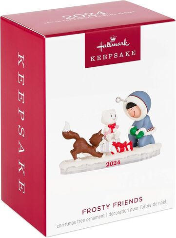 زخرفة عيد الميلاد التذكارية المميزة لعام 2024، Frosty Friends 2024، هدايا لهواة جمع رجل الثلج in Kuwait