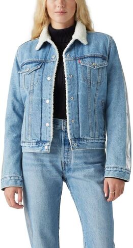Levi's Women's Original Sherpa Trucker Jackets (Also Available in Plus) in Saudi Arabia