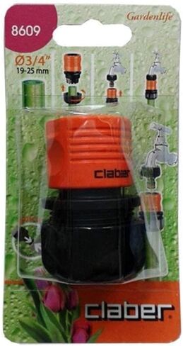 Claber 7724030 Quick Fittings for Rubber, 3/4 in Saudi Arabia