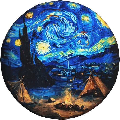 Spare Tire Cover Mountains Nature Sunset Scenery Wheel Covers Weatherproof Universal Wheel Protectors for Rv SUV Camper Travel Trailer 14 Inch in Saudi Arabia