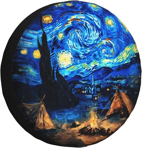 Spare Tire Cover Mountains Nature Sunset Scenery Wheel Covers Weatherproof Universal Wheel Protectors for Rv SUV Camper Travel Trailer 14 Inch in Saudi Arabia
