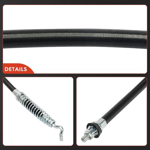 A-Premium Rear Driver Side Parking Brake Cable Assembly Compatible with Ford Models: F-250 Super Duty 2000-2004, F-350 Super Duty 2000-2004, Excursion 2000-2005 - Replace# YC3Z2A635BA in Saudi Arabia
