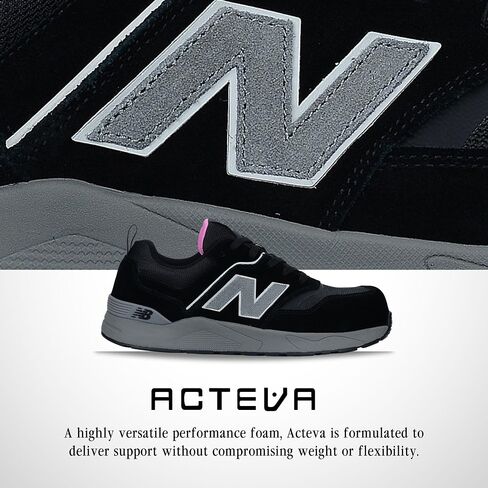 New Balance Women's Composite Toe Elite Lite EH Industrial Shoe, Black Rose, 11 in Saudi Arabia