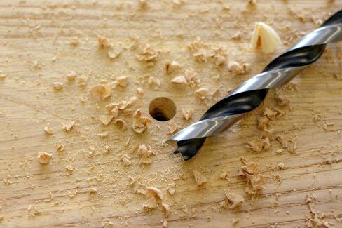 Chrome-Vanadium Brad Point - Ground Wood Drill Bit Woodworking - 1 Inch | Chrome-Vanadium Brad Point Ground Wood Drill Bit, Wood Drill Bit, Precision Drilling for Woodworking, DIY & Professional Use in Saudi Arabia