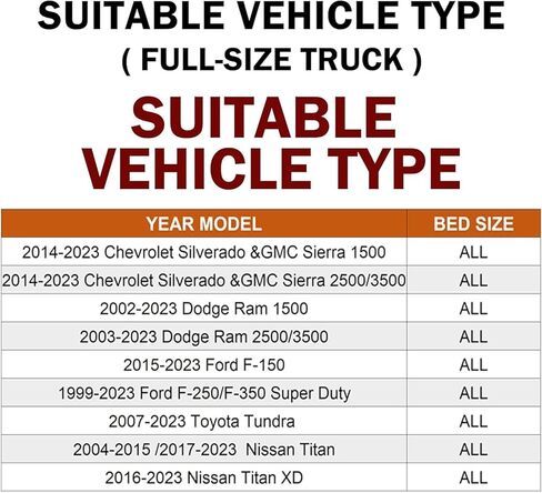 شريط رول رياضي أسود SRBL012 متوافق مع الشاحنات كاملة الحجم F150 | F250 | F350 | سيلفرادو سييرا 1500 2500 3500HD | رام 1500 2500 3500 | تندرا | تيتان in Kuwait