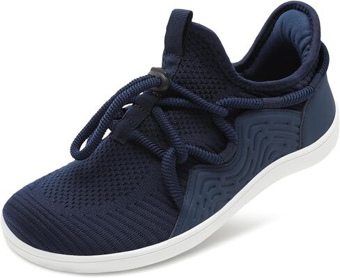 BARERUN Men's Walking Shoes Wide Diabetic Shoes Barefoot Running Lightweight Breathable Adjustable Arthritis Edema Neuropathy Workout Gym Tennis Office Cushioned Fashion Sneakers in Saudi Arabia