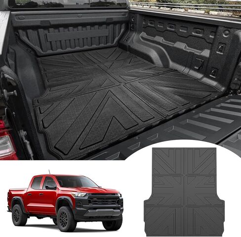 Truck Bed Mat for 2015-2022 Chevy Colorado/GMC Canyon 5FT Bed Liner All Weather Protection TPE Bed Cargo Mat Rear Trunk Mat for 15-22 Chevrolet Colorado/GMC Canyon Pickup Accessories in Kuwait