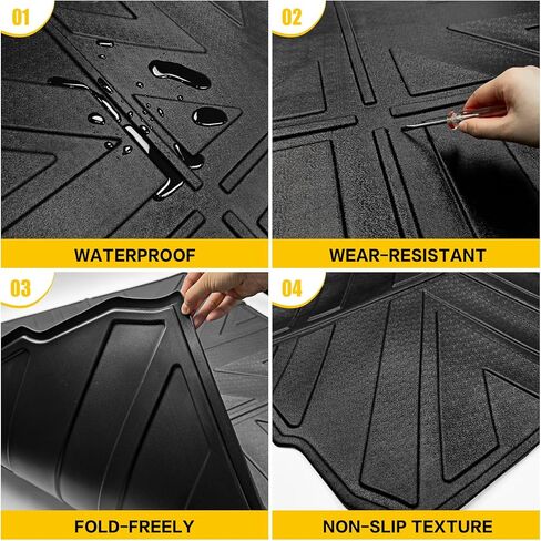 Truck Bed Mat for 2015-2022 Chevy Colorado/GMC Canyon 5FT Bed Liner All Weather Protection TPE Bed Cargo Mat Rear Trunk Mat for 15-22 Chevrolet Colorado/GMC Canyon Pickup Accessories in Kuwait