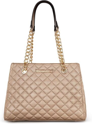 Montana West MEDIUM Chain Shoulder Bag for Women Hobo Handbags Tote Purse in Saudi Arabia