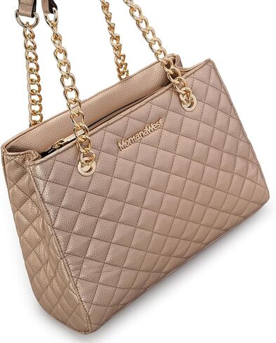 Montana West MEDIUM Chain Shoulder Bag for Women Hobo Handbags Tote Purse in Saudi Arabia