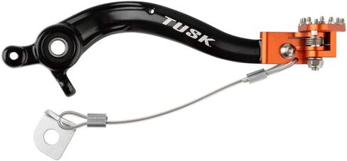 Tusk Aluminum Brake Pedal Red Tip - For BETA in Saudi Arabia