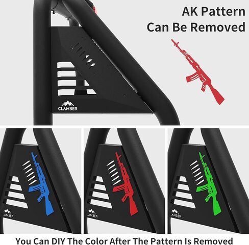 Roll Bar for Full-Size Pickup Truck Adjustable Sport Bar Chase Rack with Brake Lights Compatible with Ford F-Series, Silverado, Sierra, Ram, Titan XD, Tundra in Saudi Arabia