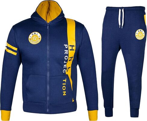 Boys Tracksuit Kids Tracksuit Active Wear Set Sport Sweat Suit Fleece Zip Hoodie Top Jogging Bottom in Saudi Arabia
