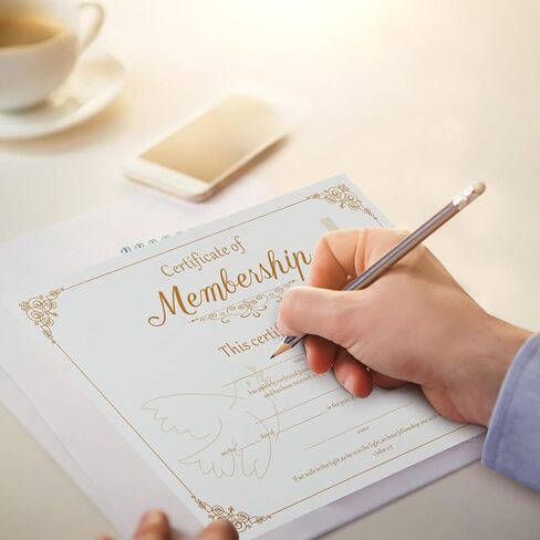 20 قطعة شهادة عضوية الكنيسة مع مغلفات/شهادة بطاقات عضوية الكنيسة in Kuwait