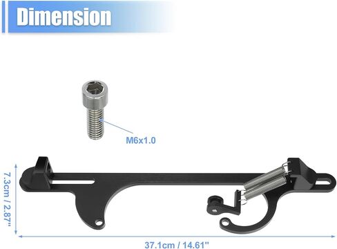 X AUTOHAUX 1 مجموعة سبائك الألومنيوم خنق كابل قوس عدة استبدال قابل للتعديل لسلسلة 4150 4160 المكربن ​​الأسود in Saudi Arabia