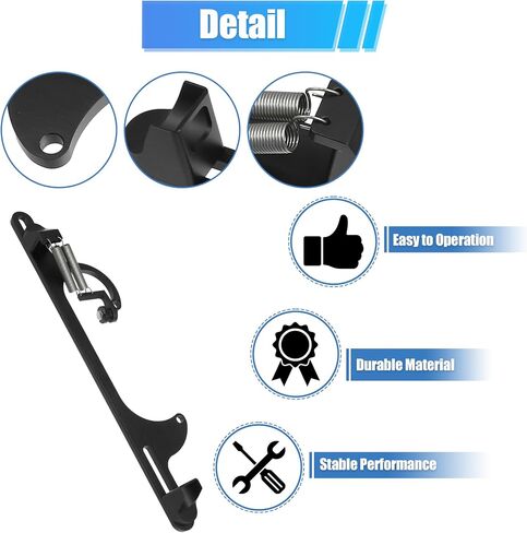 X AUTOHAUX 1 مجموعة سبائك الألومنيوم خنق كابل قوس عدة استبدال قابل للتعديل لسلسلة 4150 4160 المكربن ​​الأسود in Saudi Arabia