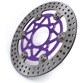 PROCNC Motorcycle Front Brake Disc Rotor Fit for Hond.a Grom MSX125 2013 2014 2015 (Purple)