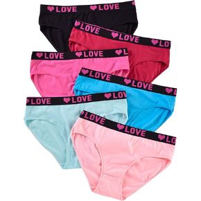Women's Underwear Cotton Hipster Panties Ladies Full Coverage Briefs Soft Bikini Strench Breathable Underwear 6 Pack