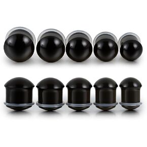 TBOSEN Precise Dimensions Set Color Acrylic O-Ring Ear Plugs Tunnels Gauges Stretcher Piercings Kit