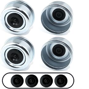 4pk 2.72 Trailer Hub Cap - Dust Caps Trailer Axle Grease Fitting & Bearing Protection