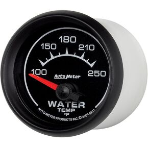 Auto Meter 5937 ES 2-1/16" 100-250 F Short Sweep Electric Water Temperature Gauge
