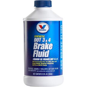 Valvoline 601457-12PK DOT 3 and 4 Brake Fluid - 12 oz., (Case of 12)