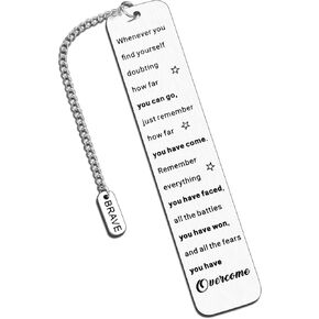 Sobriety Gifts for Men, Book Marks for Reading Men, Back to School Supplies, Bookmarks for Men, Sober Gifts for Men, Stress Relief Gifts, Anxiety Relief Items,Cancer Care Gifts for Women, Christmas