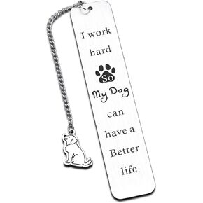 Dog Mom Gifts for Women Bookmark, Dog Lovers Gifts for Women Men Book Lovers, Dog Book Marks for Reading Women Dog Mom Dad, Birthday Christmas Stocking Stuffers Gifts for Dog Lovers Friends Coworkers