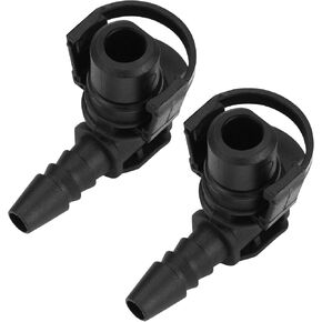 2Pcs 55354565 Throttle Valve Thermostat Body Heater Water Pipe Hose Connector, Replace Part # 55574685, 55569809, Fit for Chevrolet Cruze Sonic Trax Buick Encore