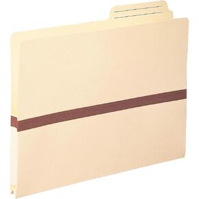 Smead File Pocket, 2/5-Cut Printed Tab, Tyvek®-reinforced, Letter Size, Manila, 50 per Box (75487)