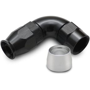 Vibrant Performance Hose End Fitting PTFE 90 Degree -10AN