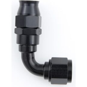 Fragola 689008-BL Black Size (-8) 90° PTFE Hose Fitting