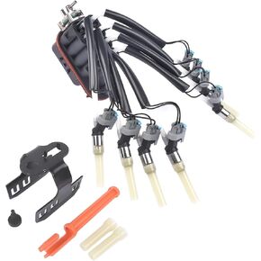 FJ504 Spider Fuel Injector Compatible with GMC Chevy Express Suburban Yukon Savana C1500 C2500 C3000 K1500 K Cadillac Escalade 5.0L 5.7L V8 25340347 17114163 89060440 93441235 4G1888 FJ10566