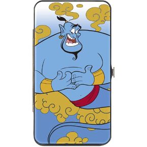 Buckle-Down Women's Hinge Wallet-Aladdin Genie, 7" x 4"