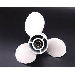 SouthMarine Boat Engine 9 1/4x11-J 63V-45943-10 63V-45943-00-EL Aluminum Alloy Propeller for Yamaha 9.9HP 15HP Outboard Motor 9.25x11