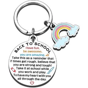 Cute School Supplies,Back to School Essentials for Kids Students,Rainbow Accessories for Teen Boys Girls,Kindergarten Back to School Stuff,First Day of Pre School Gifts,Pocket Hug Birthday Gifts