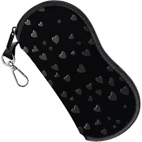 Glasses Case Eyeglass Sunglasses Zipper Soft Neoprene Ultra Light Pouch Metal Belt Clip Aesthetic Women Men