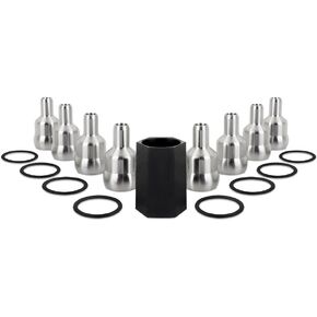 Mishimoto High-Pressure Oil Rail Ball Tube Set, Compatible with 2004.5-2007 Ford 6.0L Powerstroke