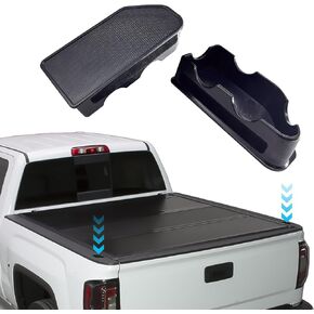 Bed Rail Stake Pocket for GMC Chevy Silverado/GMC Sierra 2500/3500HD(2020 2021 2022 2023 2024), Chevy Silverado/GMC Sierra 1500(2019-2024), Truck Rear Caps Bed Rail Holes Covers (2PCS)
