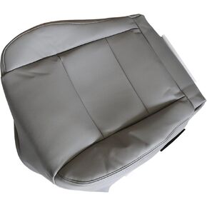 Gray Leather Driver Side Bottom Replacement Seat Cover Compatible with Toyota Land Cruiser 1998 1999 2000 2001 2002 2003 2004 2005 2006 2007