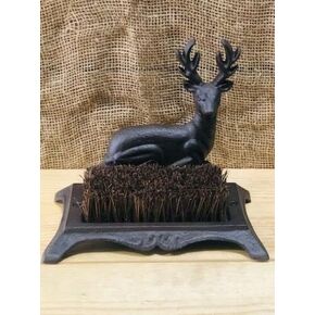 Cast Iron Deer Boot Brush Scraper Made with Cast Iron
