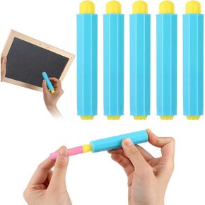 5 Pieces Colorful Plastic Chalk Holders Blackboard Adjustable Chalk Clip Set for Teachers Kids School Office Drawing Board Protects Your Hands from Direct Contact with Chalk
