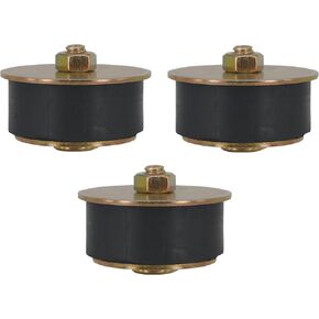 3-Pack Rubber Expansion Plug (1-7/8" to 2") 47mm - 50mm, Neoprene Freeze Plug, Automotive Rubber Expandable Freeze Plugs, Engine Expansion Plugs by abczok