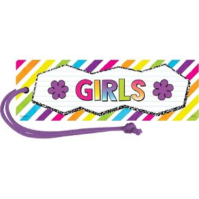 Teacher Created Resources Brights 4Ever Magnetic Girls Pass (TCR77062)